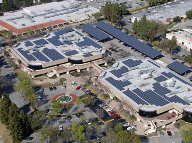Коммерческая солнечная система CA Santa Clara-2,6 МВт