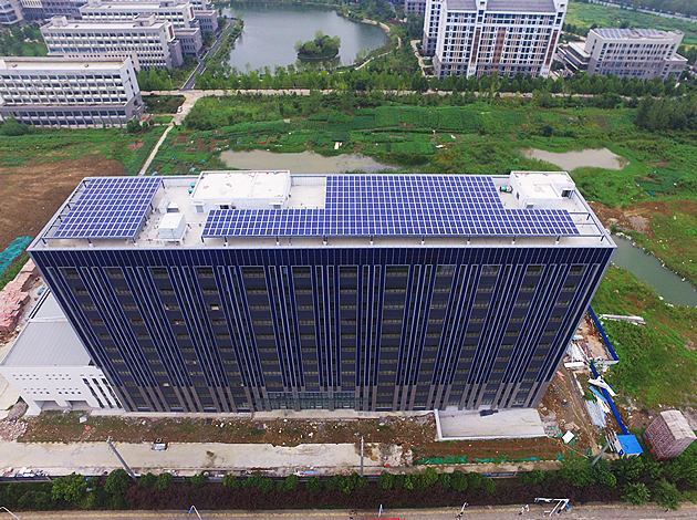 Проект комплексного фотоэлектрического строительства здания BIPV Университета Хэфэй-523 кВт