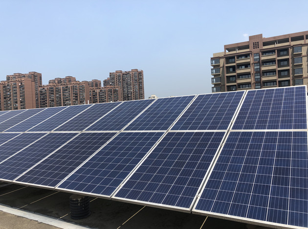 Солнечная система 150 кВт для жилого дома