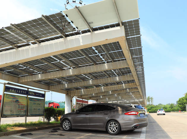 Проект дизайна автомобильной парковки на солнечной энергии 210 кВт