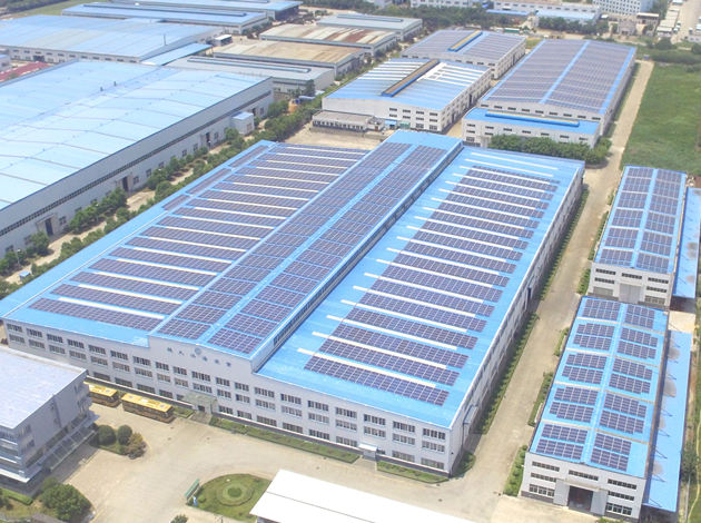 Насос Jianghai - Крышная промышленная солнечная система мощностью 3,1 МВт