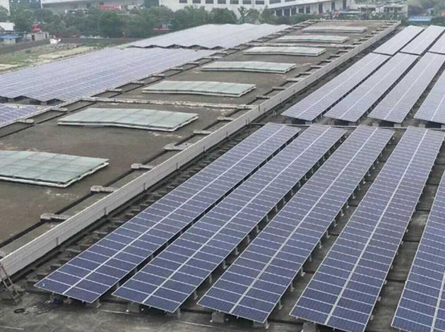 Коммерческая солнечная система Zhongding Group-2,2 МВт